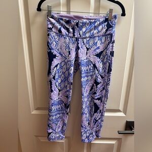 Lilly Pulitzer Luxletic Purple and Blue Leggings